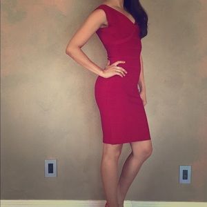 Red sexy dress